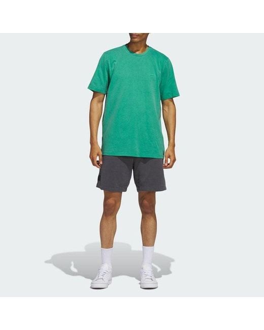 Adidas Gray Originals Featherweight Shmoofoil Shorts 'Carbon' for men