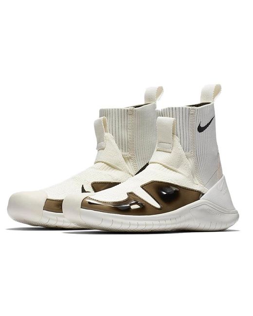 Nike Metallic (Wmns) Matthew M. Williams X Free Trainer 3 Flyknit Sp 'Light Bone'