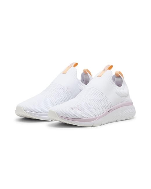 PUMA White (Wmns) Softride Pro Echo Slip-On Grape Mist'