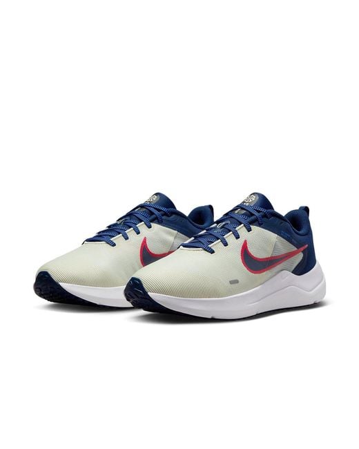 Nike Blue Downshifter 12 Road Running Shoes Midnight' for men
