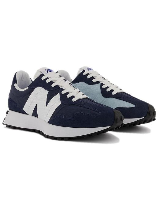 New Balance Blue 327 Morning Fog' for men