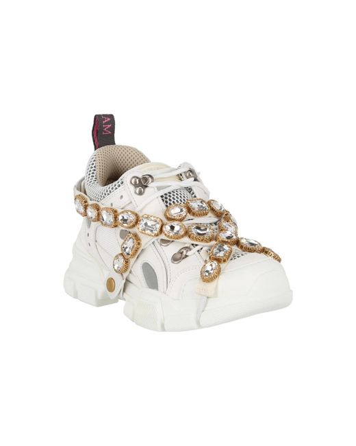 Gucci White (Wmns) Flashtrek Crystals
