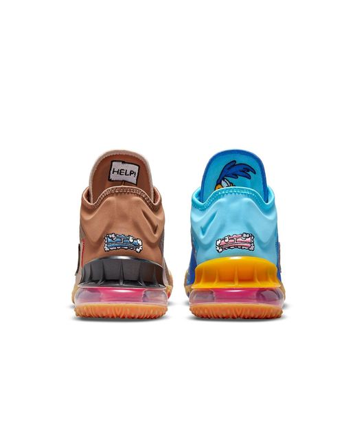 Nike Blue Xbox X Space Jam X Lebron 18 Low 'Wile E. X Roadrunner' Special Box for men