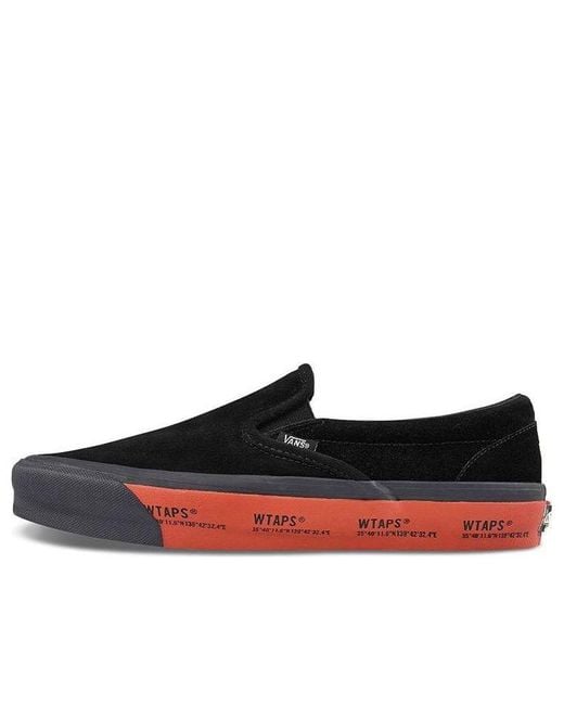 Vans Wtaps X Og Classic Slip-On Lx in Red for Men | Lyst UK