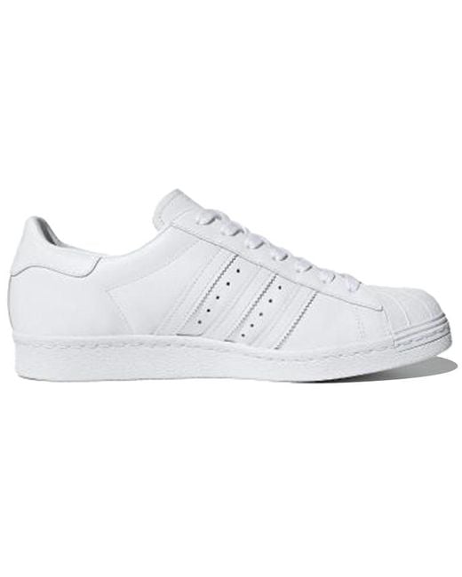 Adidas White Superstar 80S 'Triple' for men