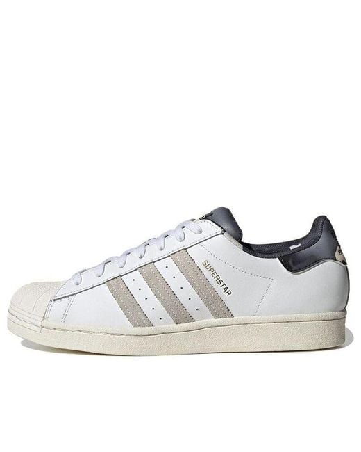Adidas White Originals Superstar 'Chalk' for men