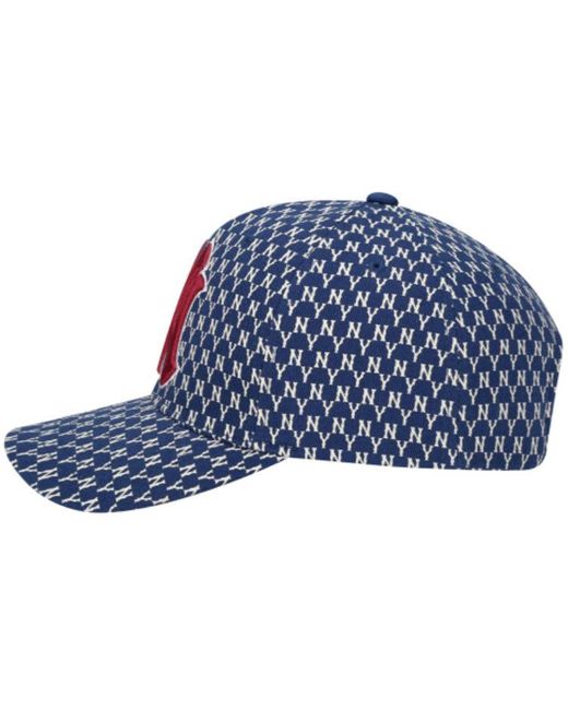 MLB Blue Monogram New York Yankees Baseball Cap