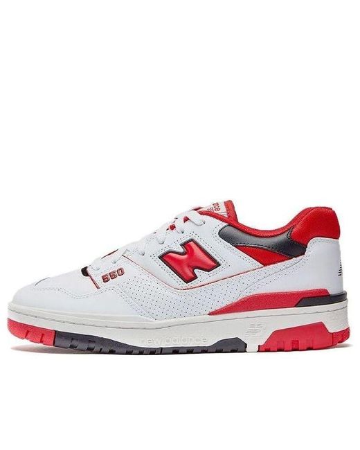 New Balance White 550 Team' for men