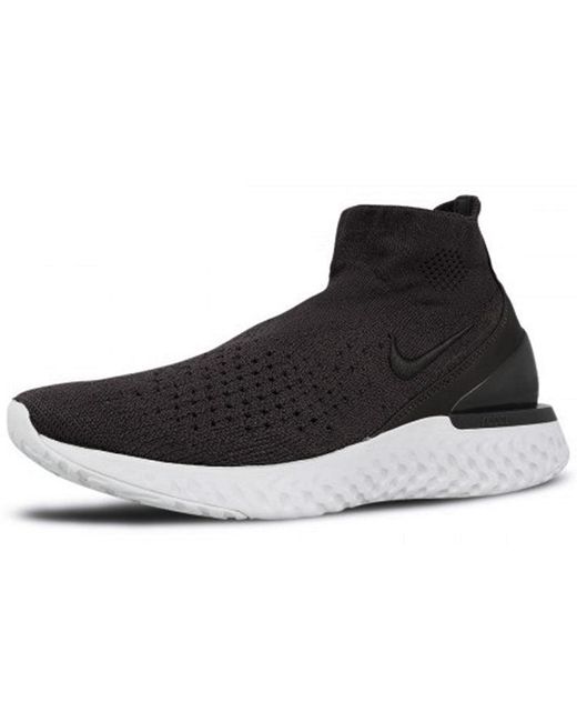 Nike Wmns Rise React Flyknit Thunder in Black Lyst UK