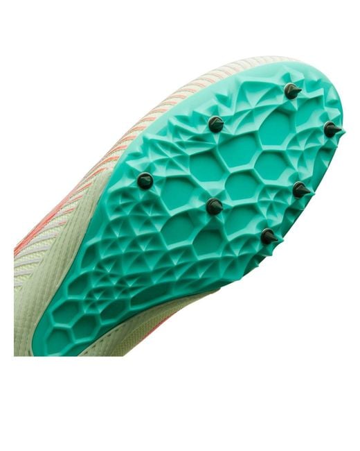 Nike Green Air Zoom Rival M 9 Spikes 'Barely Volt Hyper' for men