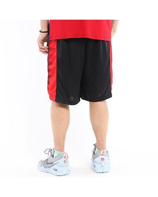 black and red nike shorts mens