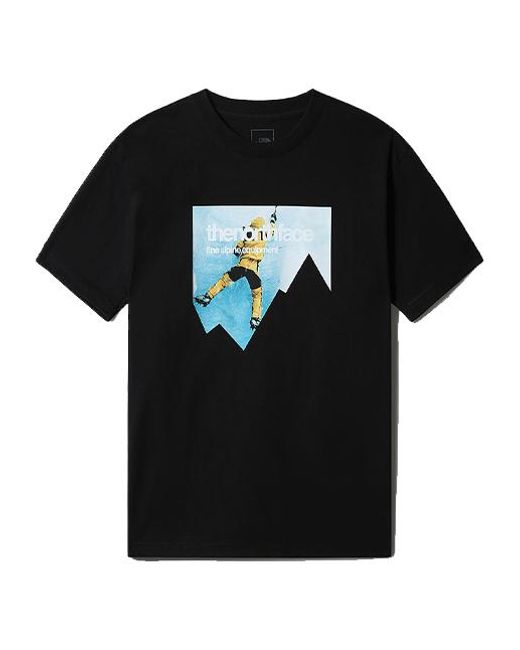 The North Face Graphic T-shirt in Black for Men | Lyst