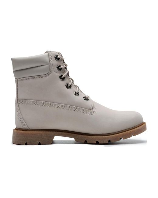 Timberland Gray (Wmns) Linden Woods 6 Inch Waterproof Boots 'Light'