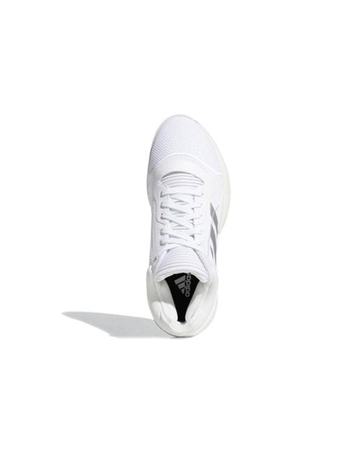 Adidas White Marquee Boost Low Metallic' for men
