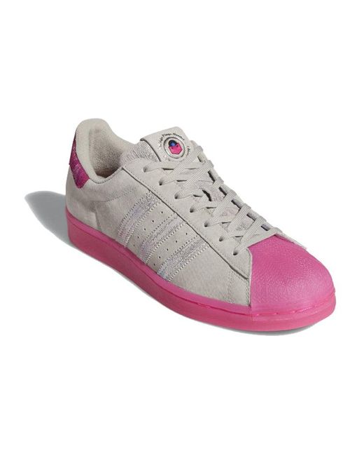 Adidas Pink Fat Tiger Workshop X Superstar 'Chicago Plays Harder' for men
