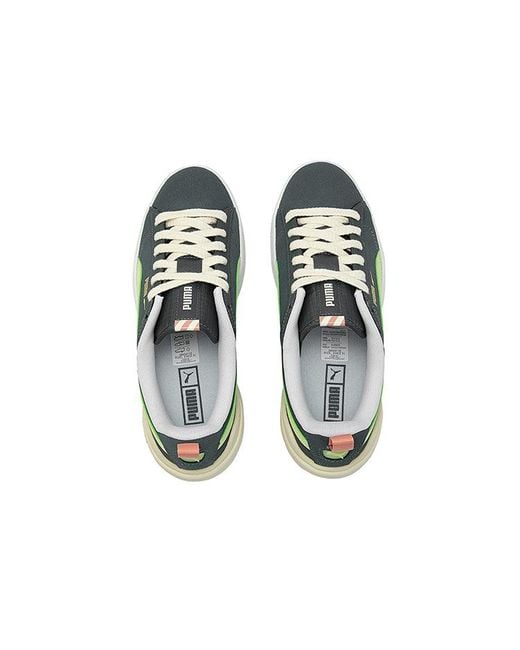 PUMA Green Suede Bloc 'Mix for men