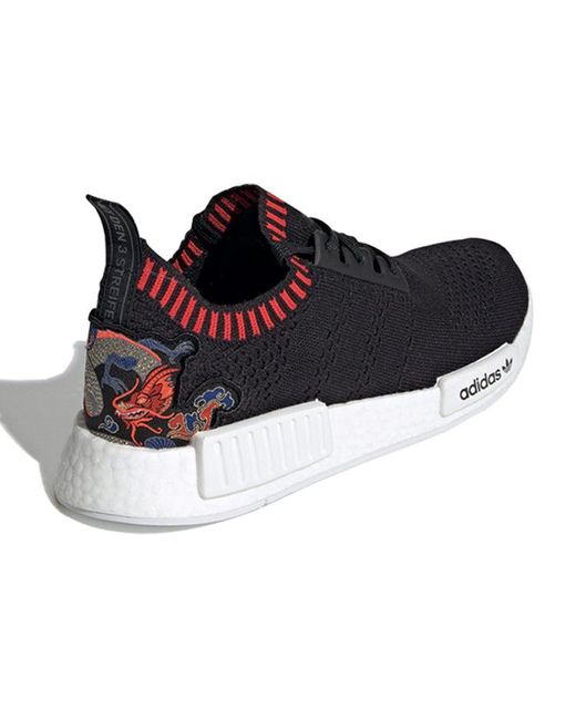 Adidas Blue Nmd R1 'Primeknit Dragon Patch' for men