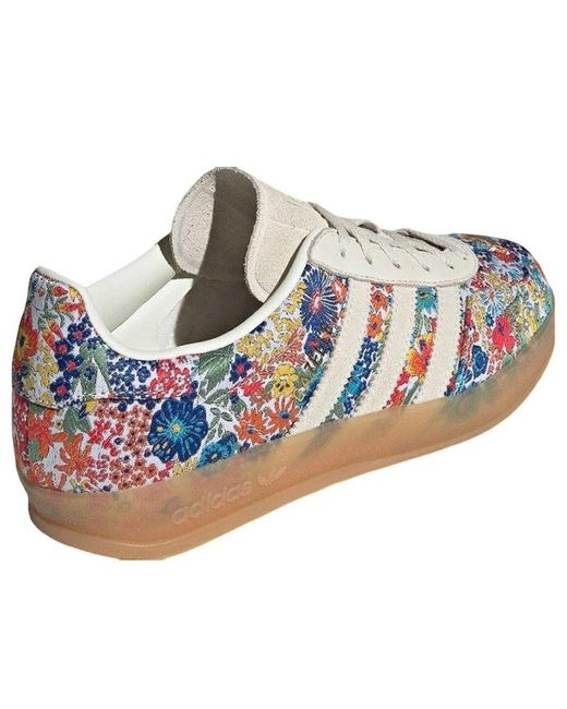 Adidas Blue (Wmns) Gazelle Indoor 'Liberty London Floral Embroidery'