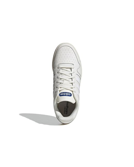 Adidas White Postmove Casual Shoes 'Triple' for men