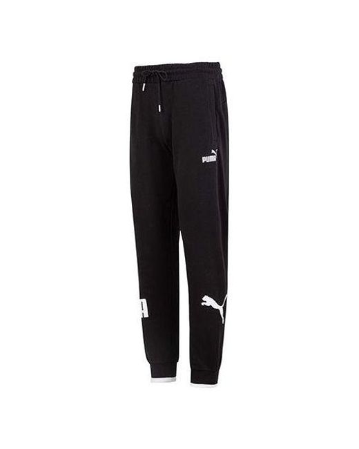 PUMA Black Power Sweatpants for men