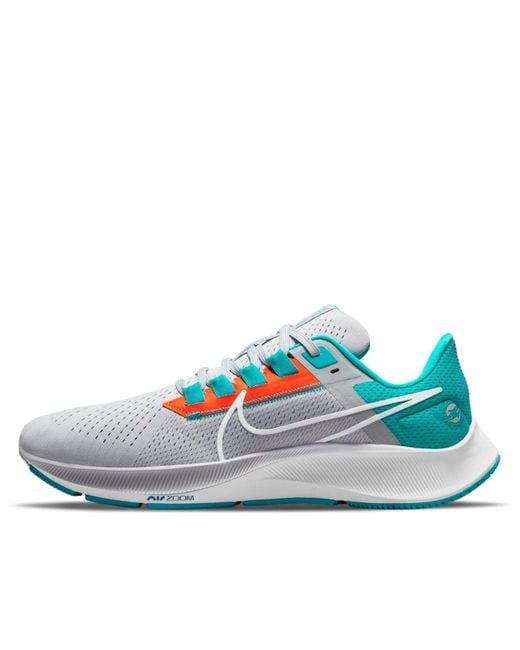 Nike Blue X Nfl Air Zoom Pegasus 38 'Miami Dolphins' for men