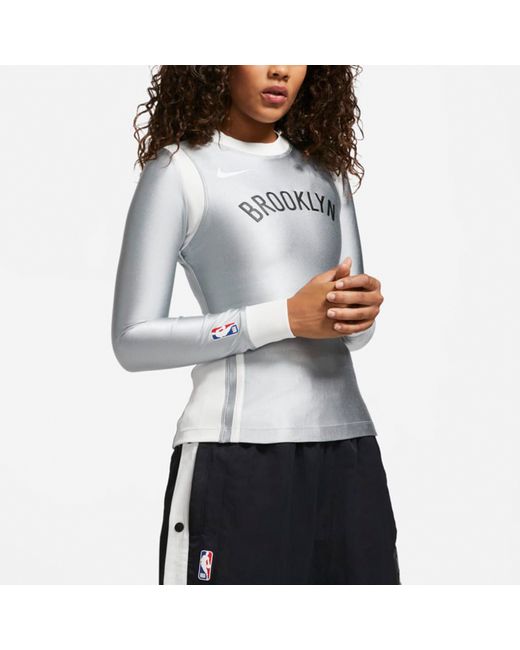 Nike Gray (Wmns) X Ambush Nba Nets Top 'Light Smoke'