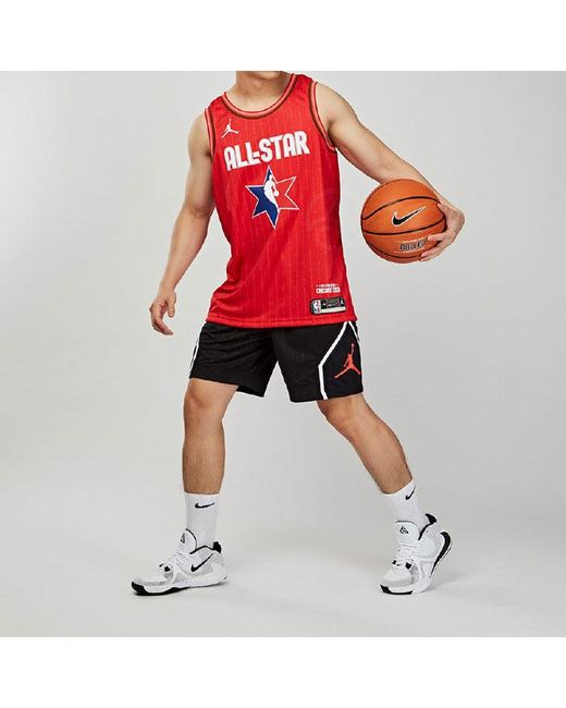 Nike Red Nba All-Star Edition Swingman Basketball Jersey for men
