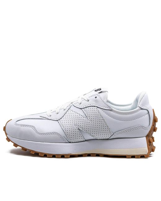 New Balance White (Wmns) 327 'Sea Salt Gum'