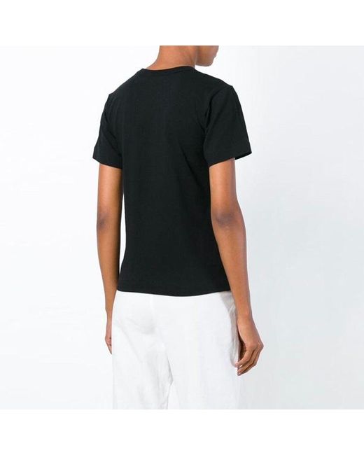 COMME DES GARÇONS PLAY Black (Wmns) Heart Logo Tee
