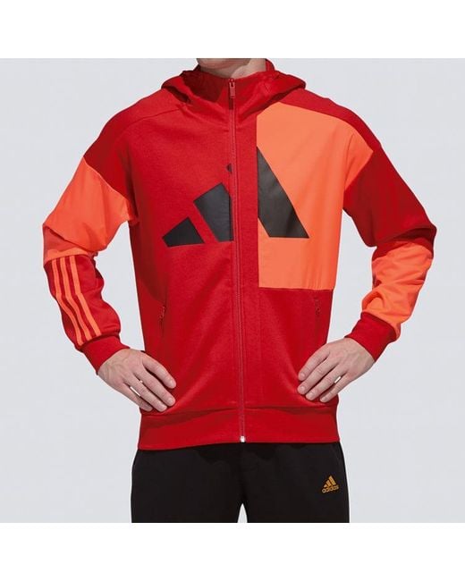 Adidas Red O2 Htt Jacket for men