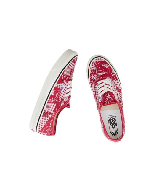 Vans Pink Wp X Authentic 44 Dx 'Paisley Patchwork for men