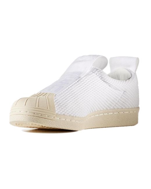 Adidas White (Wmns) Superstar Bw35 Slip-On