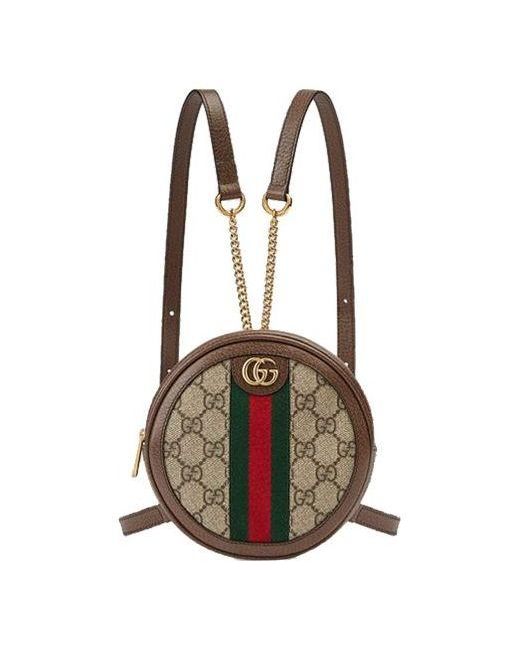 Gucci Brown (Wmns) Ophidia Series Mini Gg Canvas Tape Circle