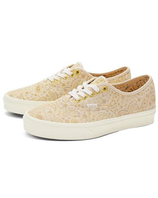 Vans Natural Anderson .Paak X Authentic 'Sand Paisley' for men