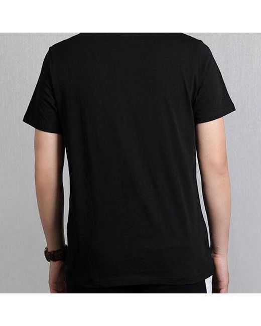 PUMA Black Casual Sports Round Neck Breathable Short Sleeve for men