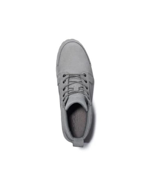 Timberland Black Earthkeepers Leather Chukka Wide Fit Boots 'Dark Nubuck' for men