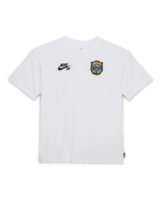 Nike White Sb Skate T-Shirt for men