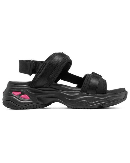 Skechers Black (Wmns) D'Lites 4.0 Sandals