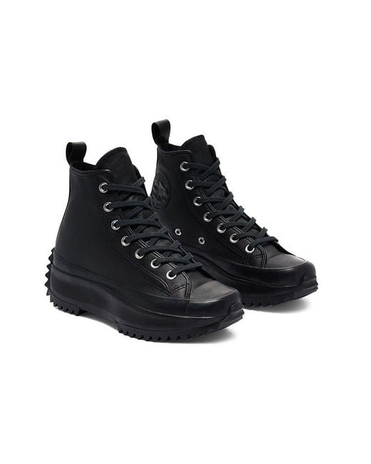 Converse Black Run Star Hike High 'Triple' for men