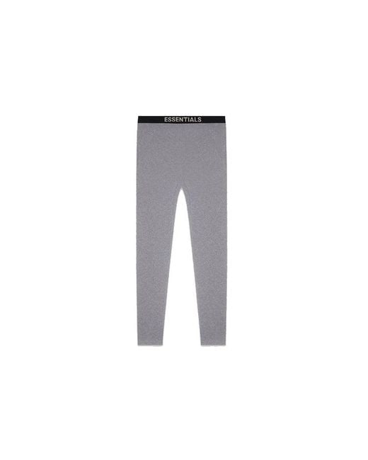 Fear Of God Gray Fw20 Heather Thermal Pants 'Dark' for men