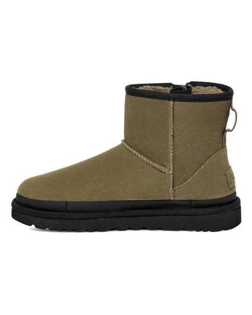 Ugg Brown (Wmns) Classic Mini Zipper Tape Logo 'Burnt'