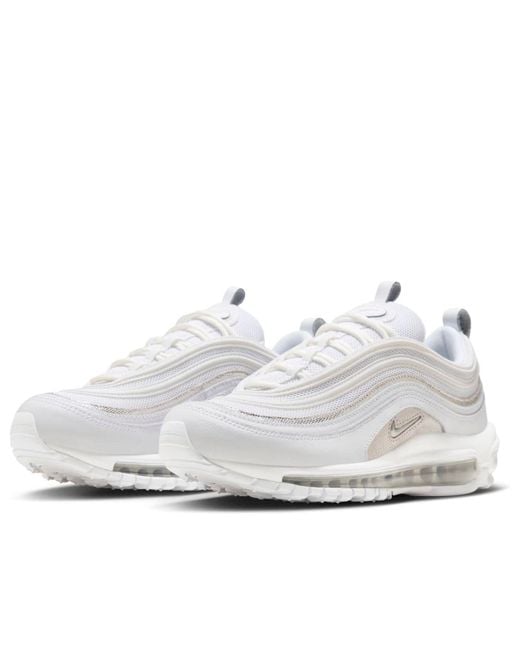 Nike White Air Max 97 Chrome Reflective' for men