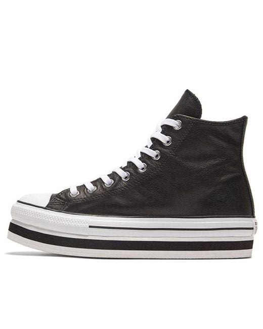 Converse Black (Wmns) Chuck Taylor All Star Platform Layer