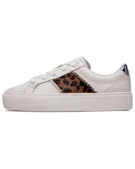 Ugg White Dinale Exotic Sneakers