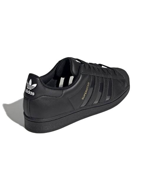 Adidas Black Superstar Transparent' for men