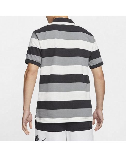 Nike Blue Sportswear Tee Polo for men