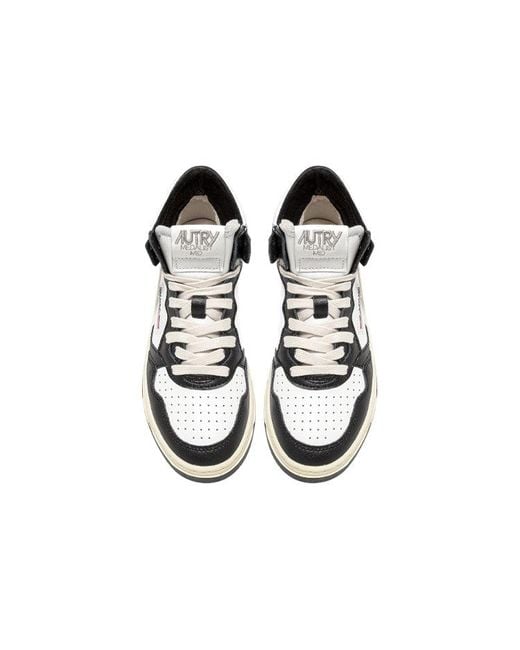 Autry Black (Wmns) Medalist Mid Bicolor