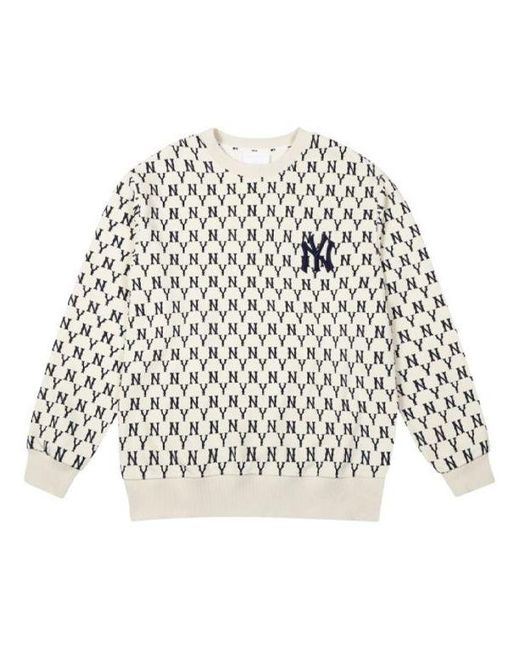 MLB White New York Yankees Retro Round Neck