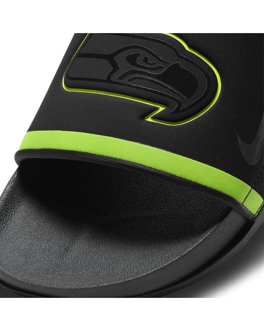 Nike Green Nfl X Offcourt Slide 'Seattle Seahawks' for men