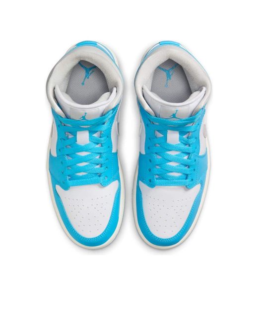 Nike Blue (Wmns) 1 Mid 'Dark Powder'